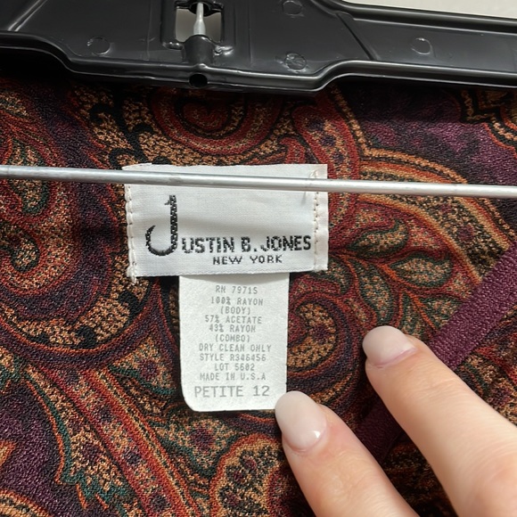 Vintage patterned shirt - Picture 4 of 4